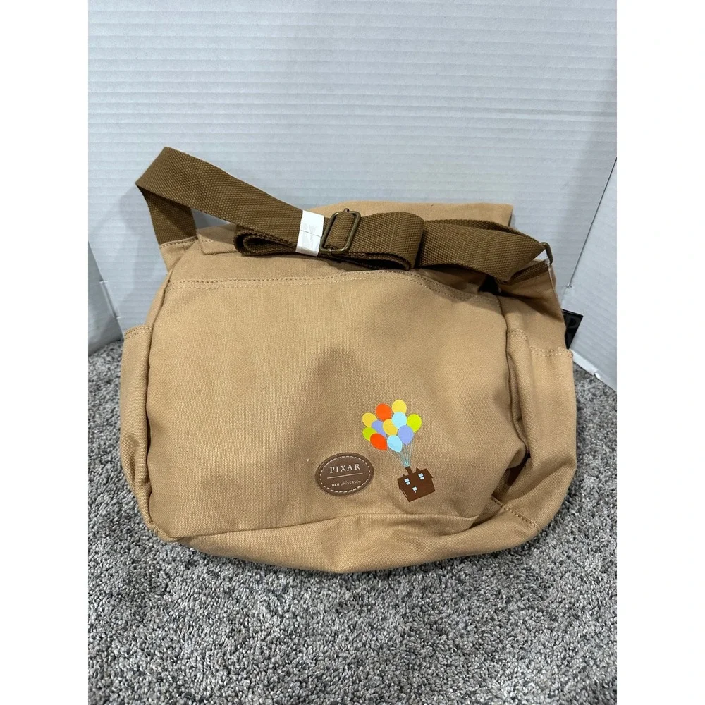 Messenger Bag Her Universe Unisex Tan New Pixar Up Fotos Canvas OS